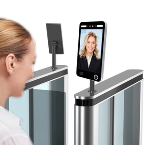 Lecteur d'empreintes digitales biométrique intelligent 10 pouces pour contrôle d'accès extérieur avec RFID, reconnaissance faciale, vision nocturne et fonctions de réinitialisation - Product Image 2