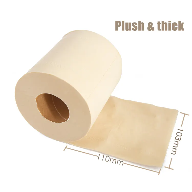 Skin-friendly Premium Fluffy Toilet Paper Bamboo Disposable Toilet Paper Farm Foods Toilet Rolls