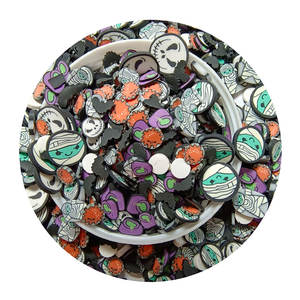 Rebanadas de arcilla polimérica de 500g, rociadores de Halloween, Gato de momia para pastel DIY, accesorios de decoración para teléfono móvil - Product Image 4