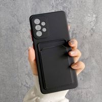 Étui pour S26 Ultra avec porte-cartes et protection d'objectif, coque de téléphone avec porte-cartes pour Samsung S26 Ultra S25 S24 Series, étui en silicone