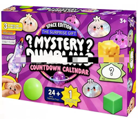 Calendrier de l'Avent 2026 Squishies Dumpling : 24 Pièces de Jouets Squishies Surprise Aléatoires, Jouets Sensoriels Anti-Stress