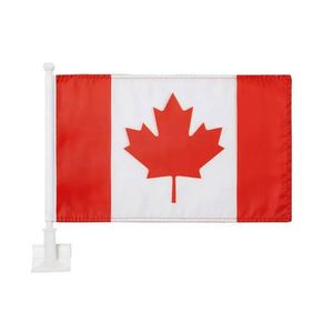 Drapeau de voiture personnalisé pour tous les pays, fabriqué au Canada, en tissu élastique, bannière pour capot de voiture, drapeau du Canada, housse de rétroviseur - Product Image 5