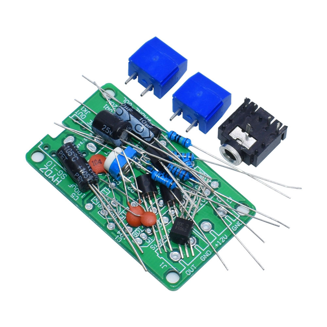 White Noise Signal Generator DIY Kit 2-Channel Output Electronic Kit for Burn-in Test Sound Generator Adjustable Noise