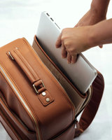 Sac à dos pour appareil photo numérique SLR en cuir végétalien/PU vintage portable de luxe personnalisé, grande capacité, imperméable