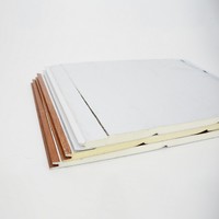 Panneaux sandwich d'isolation Panneaux de façade muraux PU pour l'extérieur des bâtiments