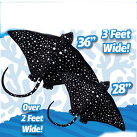 Peluche de raie manta réaliste 8065 OEM ODM, jouet géant en peluche de poisson marin, cadeaux d'anniversaire pour enfant, peluche de raie manta