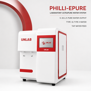 PHILLI-PURE UFV Machine à eau ultrapure intégrée pour la recherche génétique, 10-60L/h, sans DNase ni RNase, pour laboratoires PCR hospitaliers - Product Image 1