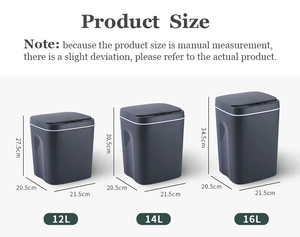 Home Inteligente Sensor <strong>Automatic</strong> Dustbin Nordic Sensor Garbage Can Waste <strong>Bins</strong> Smart Trash <strong>Bin</strong> With Bag Dust <strong>Bin</strong> - Product Image 6