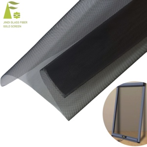 JINDI Malla Rígida Personalizada Anti Fuego Mosquitera Protección Ventana Fibra de Vidrio Insectos Enrollar-up Pantalla Deslizante Malla Ventana Puerta - Product Image 3