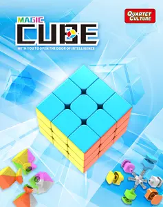 卸売高品質3X3X3パズルおもちゃマジックキューブ子供向け教育