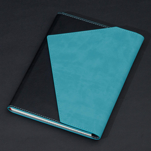 Cuaderno de Oficina A5 de Cuero PU Multicolor, Diseño Bicolor con Portaplumas Oculto y Papel Grueso para Uso Profesional - Product Image 5