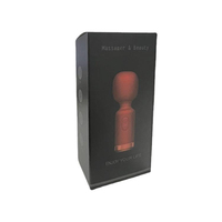 Mini Vibrador AV con Control de Una Tecla, 10 Frecuencias 360 °   Masajeador de silicona giratorio para el punto G, de rápida estimulación