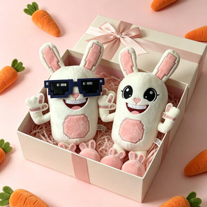 Produk Kelinci Brain Rot Boppin Bunny yang Lucu dan Menggemaskan, Boneka Hewan Plush yang Dapat Dicuci, untuk Anak-Anak - Product Image 4
