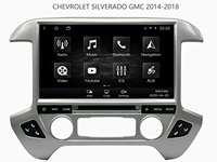 Lecteur DVD d'autoradio Android à écran tactile de 13.3 pouces pour CHEVROLET SILVERADO GMC 2014-2018 lecteur DVD de voiture d'unité principale