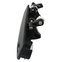 Poignée de porte extérieure avant gauche/loquet de porte de voiture ABS noir + alliage de zinc BVCL-59-410B de poignée de porte extérieure avant gauche pour Mazda Familia