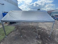 Cubierta para Cochera Color Gris de 10'x20', Lona Impermeable y Anti-UV para Garaje, Cubierta Protectora para Auto