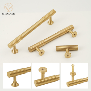 CHENLANG Modern Light Luxury Solid Brass Adjustable Handle <strong>Knob</strong> Eco-Friendly Durable Bedroom Dresser Kitchen Cabinets Drawers - Product Image 5