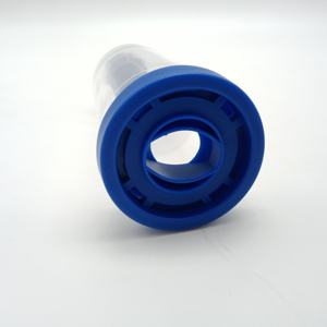 Dispositif d'inhalation pour enfants avec valve, masque d'inhalation pour l'asthme, dispositif de dosage, masque d'inhalation pédiatrique en PVC de qualité médicale, inhalateur avec espaceur, certifié CE - Product Image 4