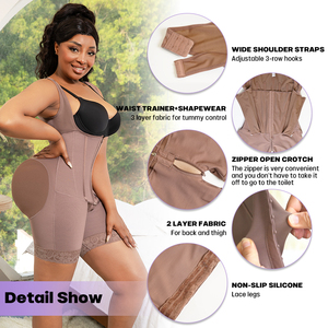 Bài phẫu thuật nén mông nâng lên cơ thể Shaper bodysuit Shapewear cho phụ nữ BBL tráng colombianas fajas Para mujer bán buôn - Product Image 3