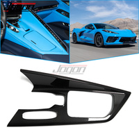 Panneau de console centrale en fibre de carbone véritable pour Corvette C8 Stingray Z51 Z06 2020 2021 2022 2023 2024 2025 Accessoires intérieurs
