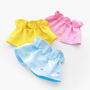 Soft Cat Head Cover Cloth Anti Bite <b>Pet</b> Neck <b>Collar</b> For Cats And Small Dogs Cute Design Solid Color - Product Image 1