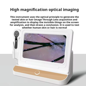 Analyseur de cuir chevelu et de cheveux REKELE avec scanner facial à jet d'oxygène, analyse du cuir chevelu et des cheveux, test capillaire et analyse minérale - Product Image 2