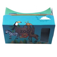 Lunettes rv 3D Google pliable, en carton, de réalité virtuelle, pour l'éducation des enfants, Diy bricolage
