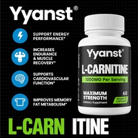 Complément Alimentaire en Capsules de L-Carnitine 1000mg OEM pour Adultes - Augmente l'Énergie et Brûle les Graisses pour la Gestion du Poids