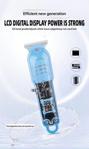 Tondeuse à cheveux portable mini rechargeable USB avec écran LED pour hommes, usage domestique - Product Image 3