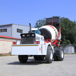 Camion <span class=keywords><strong>malaxeur</strong></span> à béton TAIJIN 3200L avec <span class=keywords><strong>pelle</strong></span> avant et fonction de déchargement, auto-chargeur, 4 roues motrices - Product Image 5