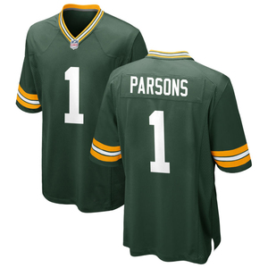 2026 Green Bay Jersey Custom American Football Shirts Gestikte Geborduurde Jeugd Uniformen Sportkleding met Logo's - Product Image 2
