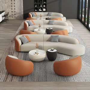 Luxury Commercial Set Business Hotel Curved Living <b>Room</b> Beauty Salon Lounge Reception Meeting - Product Image 2