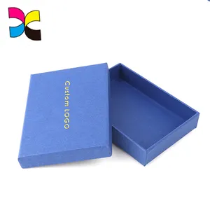 OEM Design Cardboard Craft Gift Christmas Blue Necklace Paper Jewelry Boxes