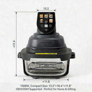 Freidora de Aire Eléctrica <span class=keywords><strong>Cosori</strong></span> de Vidrio y Plástico de 4L+1.5L, Horno Oster sin Aceite - Product Image 6