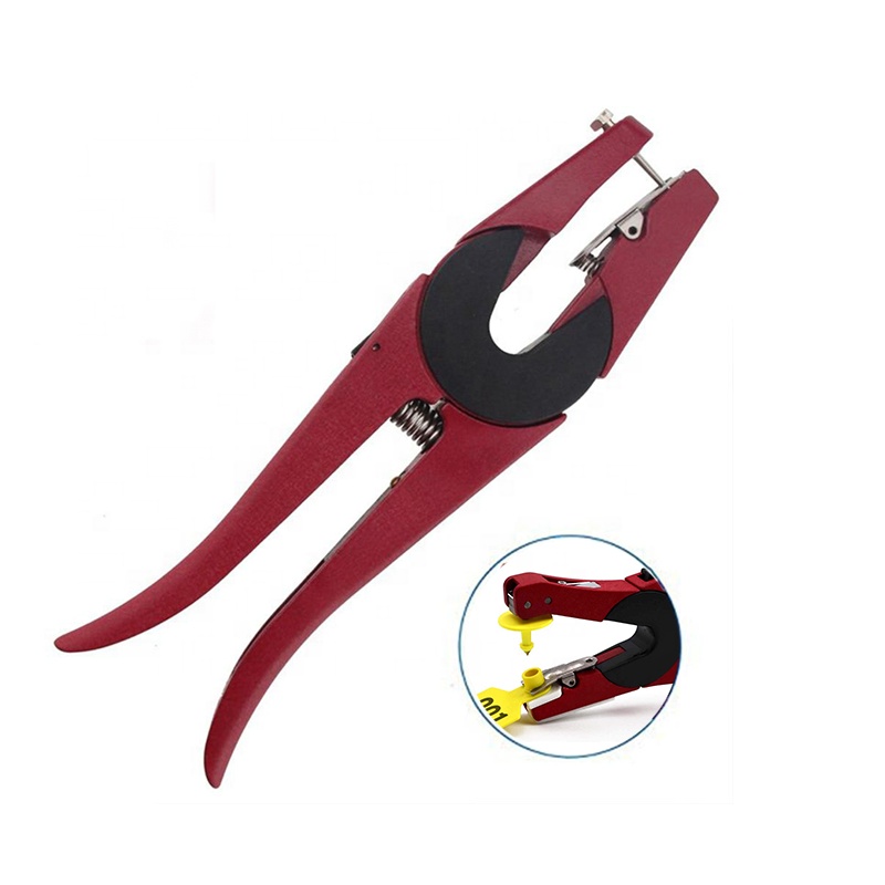 Прочный аппликатор для ушных бирок CMRFID для животных, инъекционный пистолет, металлический Метчик для ушных бирок для домашнего скота, плоскогубцы для ушных бирок для свиней, овец, крупного рогатого скота на продажу