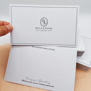 Bajo MOQ Logotipo personalizado Impreso Diseño a todo color Gracias Tarjetas postales Postales Promoción Negocios Tarjetas de agradecimiento - Product Image 4