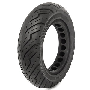 Pneu plein tout-terrain 10x2.5FD 10 pouces pour trottinette électrique, bande de roulement éclair, antidérapant, sans chambre à air, ensemble de roue de remplacement haute performance - Product Image 5