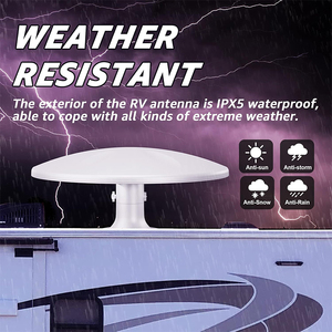 <span class=keywords><strong>Antenne</strong></span> TV numérique intelligente pour camping-car 4K, <span class=keywords><strong>antenne</strong></span> extérieure avec <span class=keywords><strong>amplificateur</strong></span>, étanche, réception omnidirectionnelle pour camping-car, <span class=keywords><strong>caravane</strong></span>, fourgon aménagé - Product Image 4