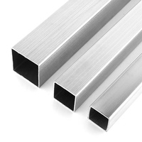 Tuyau en acier inoxydable Grade 304 Miroir large gamme de tailles Tube carré en acier inoxydable Vinmay Décoration Application Tubes SS