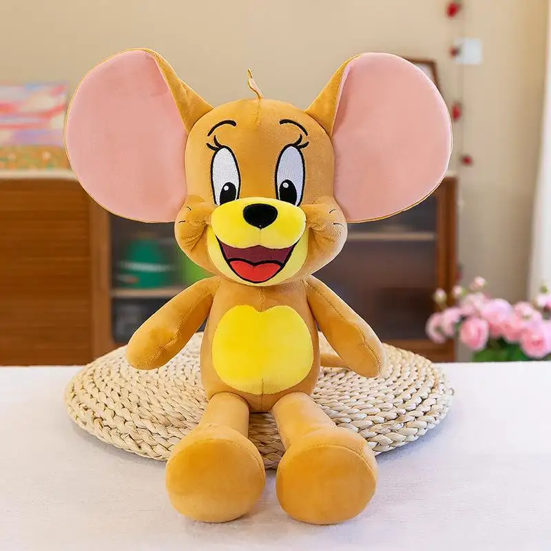 Hot Selling Cartoon Anime Kuscheltier Plüsch Peluche Nette Tom Katze Jerry Maus Kinder beruhigende Puppe Geschenk