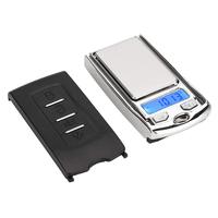 Báscula Digital de Bolsillo de Acero Inoxidable de 200g, Diseño de Llave de Coche, Funciona con Batería, Pesa hasta 200g, Precisión de 0.01g, ¡Gran Venta!