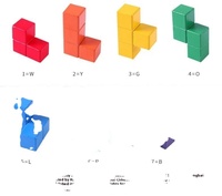 Mainan Kubus Soma Edukasi Dini Anak-anak Kayu 3D Baru Permainan Puzzle Montessori Permainan Tantangan Otak Mainan Sensorik untuk Anak-anak