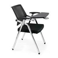 Chaise de formation avec tablette d'écriture, chaises de formation avec table, chaises pour salle de formation