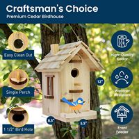 Cages à oiseaux en bois de qualité supérieure kits d'artisanat de maison d'oiseau en bois de bricolage drôle pour adultes