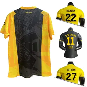Camisa Sancho Reus Dortmunds 50 anos, 24-25 camisas, para o Westfalenstadon 2024, 2025, Borussia, futebol, HALLER, camisa de futebol, Reyna Kid