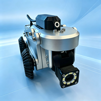 Robot de caméra d'inspection de canalisations industrielles avec caméra 4K, câble de travail de 300 m et élévateur de caméra de 25 cm