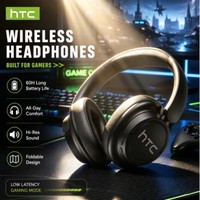 Casque sans fil HTC HP10 Gaming BT6.0, son stéréo haute fidélité, basses profondes, confortable, portable