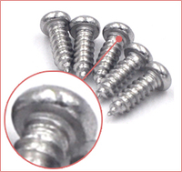 Assortiment de vis autotaraudeuses en acier inoxydable SS304 à tête cylindrique, marque QLD, à empreinte cruciforme, grade A2/A4, filetage à droite