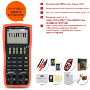 Instrumento de Calibración de Procesos Shengli VC11+, Generador de Señales de Voltaje/Corriente, Calibrador de Temperatura de Circuito y Termopar - Product Image 5
