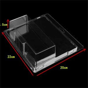 Bán buôn tùy chỉnh chân không thermoformed nhựa vỏ sò bao bì vỉ với chèn thẻ giấy cho nến dán thủ công - Product Image 3